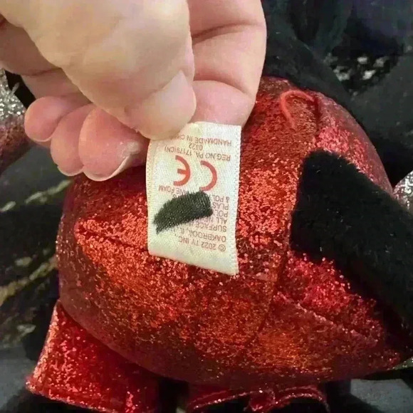 Ty Beanie Buddy Mickey Mouse Plush Toy One Size Black Red - Picture 13 of 14